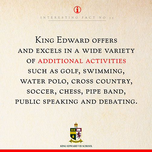 King Edward VII School - sports on offer